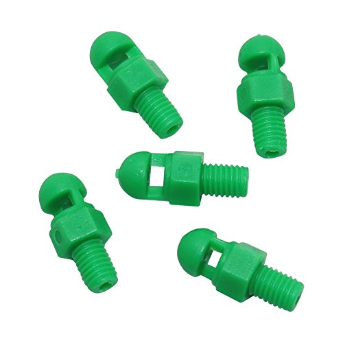 100 Pcs 360 Degree Automatic Refraction Micro-nozzles Plastic Sprinkler Sprayer Head Gardening Water Irrigation System Fittings