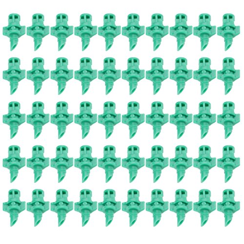 Pack of 50Pcs Mini 180 Degree Garden Watering Spray Nozzle Sprinkler Irrigation Tool