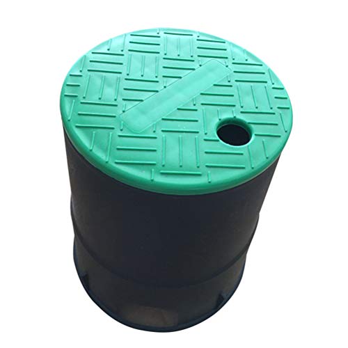 Yardwe Valve Box for Grade Irrigation Sprinkler System with Overlapping Cover 6 Inch