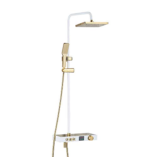 ZXY-NAN Handheld Showerheads Shower System Bathroom Rain Mixer Shower Combo Set Three-Speed Shower Set Shower Head System High Pressure Head Hand Held Shower Head Bathroom Accessories
