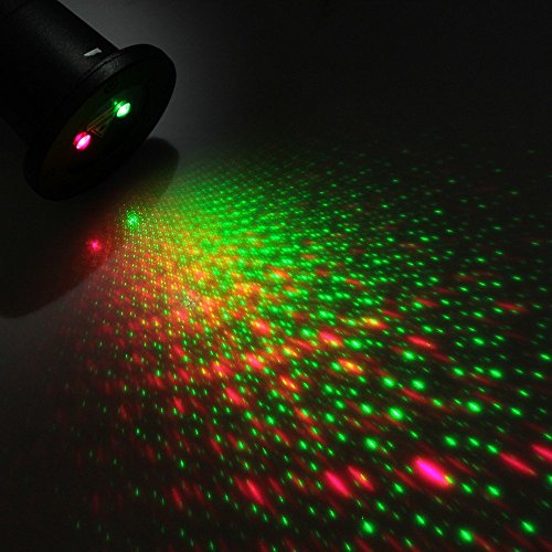 Acrato Holiday Lights Waterproof Landscape Projector With Wireless Remote Red And Green Star Show Projector Lighting