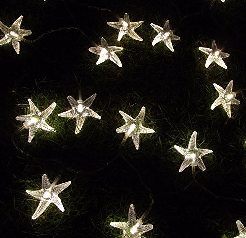 Warm White 3m 30 Led Fairy String Lights Battery Operated Sea Star Shaped Indoor&ampoutdoor Used For Christmas Party