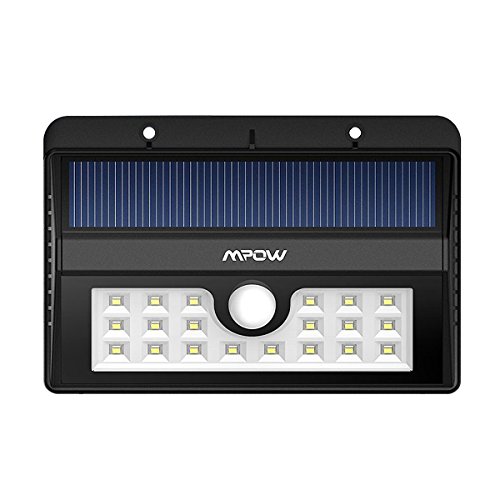 Mpow Solar light Bright 20 LED Outdoor Lighting Motion Sensor Wall Lights for Driveway Garden Path