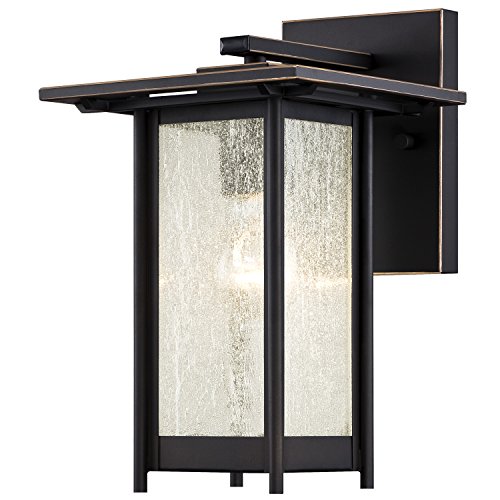 Westinghouse 6203900 Clarissa 1 Light Outdoor Wall Lantern, Oil Rubbed Bronze