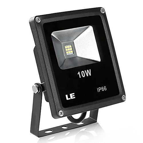 Le 10w Outdoor Led Flood Lights Super Bright 100w Halogen Bulb Equivalent Waterproof 760lm Daylight White
