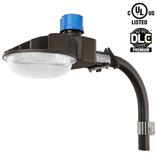 70W LED Barn Light DLC Premium UL Listed Photocell Dusk to Dawn 175W MH Equivalent IP68 7200Lm Outdoor Wall Mount Overnight Security Light FarmYardGarageSidewalkperimeter Lighting