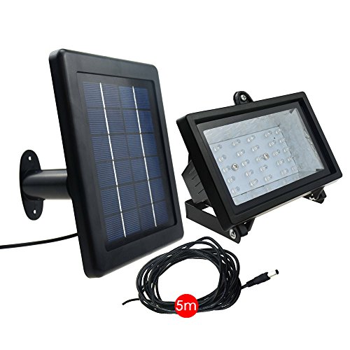 A Camping Solar Panel Light  Yoosion Dusk to Dawn Outdoor Lighting 8 Hours 30 LED Runway Solar Lights 108LM for Security Landscape Backyard