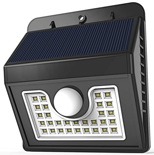 Vivii Solar lights 30 led Bright LED Security Lighting Outdoor Motion Sensor Lighting for Garden Patio Fencing and Pathway