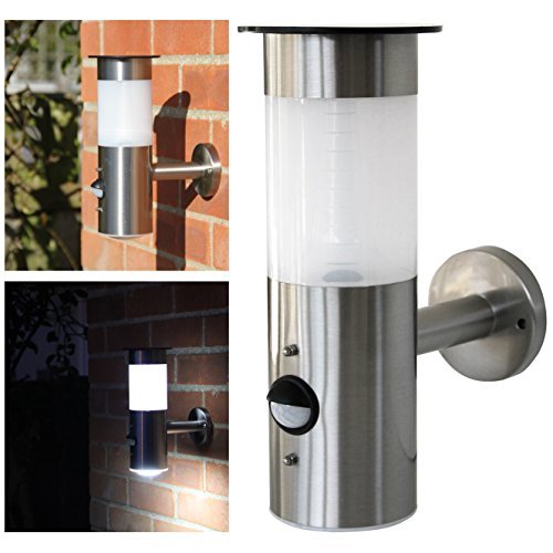 Frostfire Solar Wall Light with PIR Motion Sensor