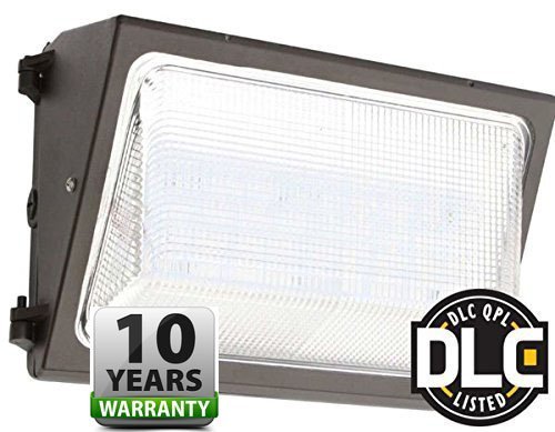 UL DLC Listed- LED 120W Wall Pack Outdoor Lighting 5000K Cool White 11000 Lumen 800 Watt Equivalency Replacement 50000 Life Hours HIGHEST Quality Wall Light Industrial Commercial