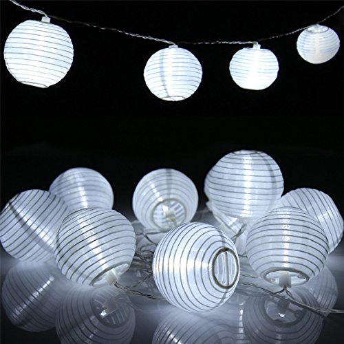 Srocker A2cl Solar String Lights 6m 30 Leds Chinese Lantern Waterproof Ip65 Outdoor Solar Powered String Lights