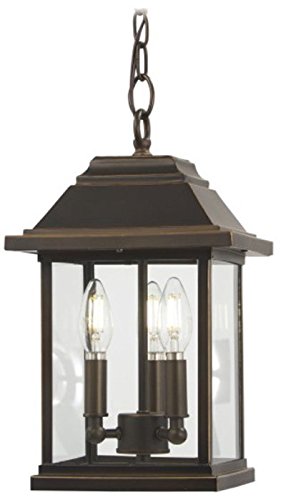 Minka Lavery Outdoor Pendant Lighting 72634-143C Mariners Pointe 3-Light 180 Watts Oil Rubbed Bronze