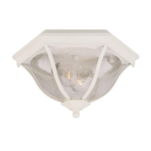 Acclaim 5615tw Flush Mount Collection 2-light Ceiling Mount Outdoor Light Fixture Textured White