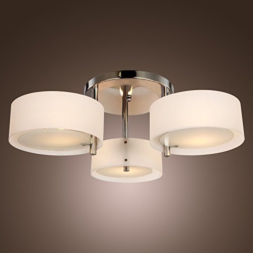 Modern Flush Mount Chandelier Ceiling Light Pendant Lamp Lighting Chrom Ceiling Light Fixture Flush Mount for Outdoor Kitchen Dining Room Living Room Home Decor