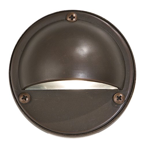 Highpoint Deck Lighting HP-571P-MBR Estes 12-Volt Surface Mount Rail Light Fixture Antique Bronze