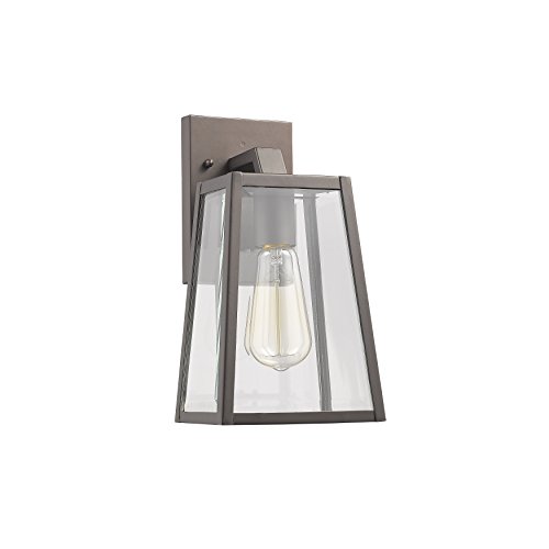 Chloe Lighting Ch822034rb11-od1 Transitional 1 Light Rubbed Bronze Outdoor Wall Sconce 11" Height, Oil Rubbed