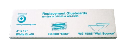 Gardner Wall Sconce Ws85 Fly Insect Replacement Glue Boards El-60 - 1 Pack Of 10