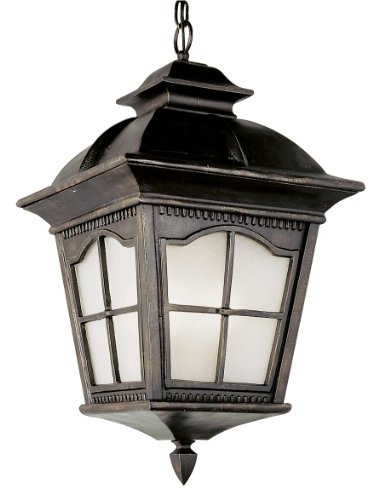 Trans Globe Lighting PL-5421 AR  Antique Rust Outdoor Hanging Light