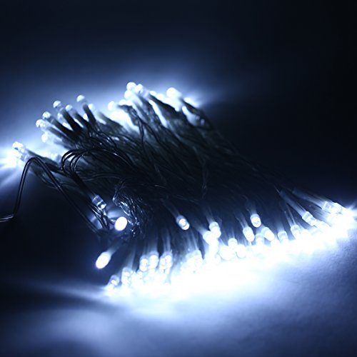Er Chentm Indoor And Outdoor Waterproof Battery Operated String Lights On 33ft Long Pvc String With Flash Function