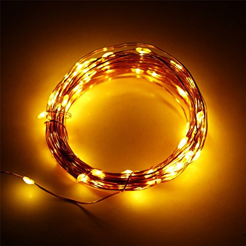 Er Chentmindoor And Outdoor Waterproof Battery Operated 120 Led String Lights On 20 Ft Long Ultra Thin Copper