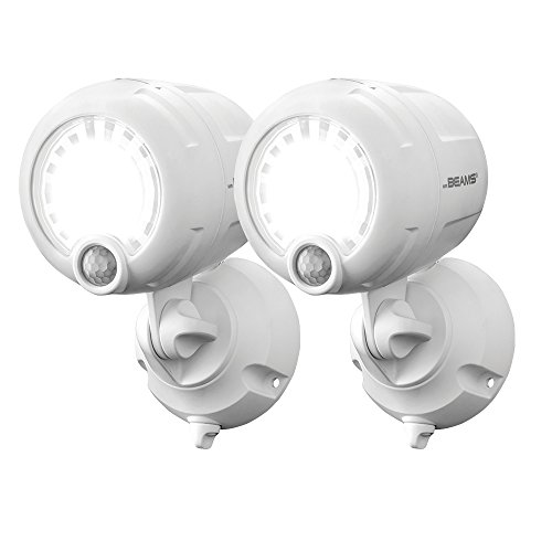 Mr Beams Mb360xt Wireless 200 Lumen Battery-operated Outdoor Motion-sensor-activated Led Spotlight 2 Pack