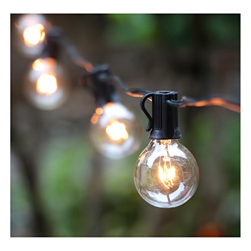 100ft G40 Globe String Lights With Bulbs-ul Listd For Indooroutdoor Commercial Decor