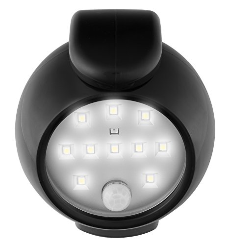 Hoont Bright Led Indooroutdoor Battery Powered Wall Light Fixture With Motion Detectionndash Auto Onoff