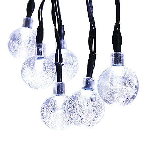 Solar Outdoor String Lights By Apexpower, 30led Crystal Ball Waterproof Light For Garden, Yard, Home, Landscape