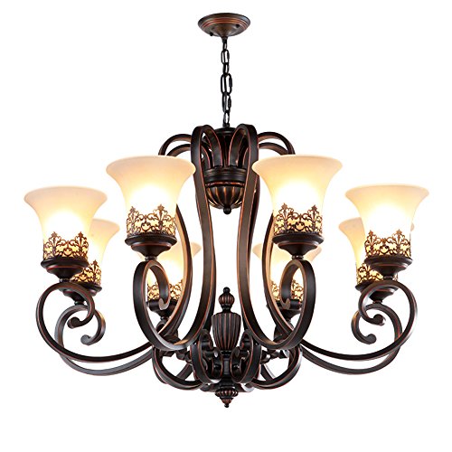 Poersi Wrought Iron Chandelier Lighting Living Room Chandelier Contemporary Light Fixtures