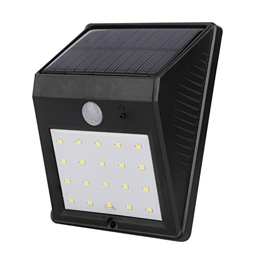 Etrech Bright Solar Power Outdoor 20led Motion Sensor Security Waterproof Wall Lights For Garden Patio Fencing