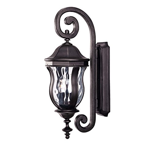 Savoy House Lighting Kp-5-305-bk Monticello Collection 2-light 22-inch Outdoor Wall Mount Lantern Black Finish