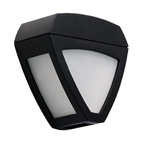 Eshion Triangle Solar Wall Light 2 LEDs for Outdoor Garden Lighting