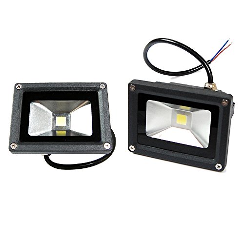 eTopLighting BLEF120V20DL-2P 2 Piece 20W Day Light White LED Security Flood Lamp For Outdoor Garden Lighting 120V 20 Watt IP65