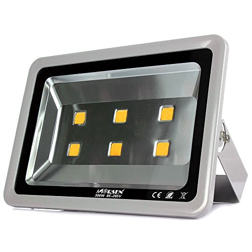 Morsen High Power 300W Led Flood Light Warm White Outdoor Spot Light Waterproof Security Light