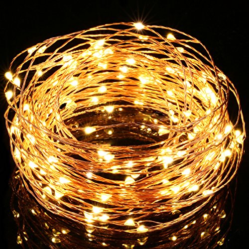 8 Modes Solar String Lights Upgrade Gotideal&reg 100 Leds Starry String Lights Outdoor Decorative Lighting For