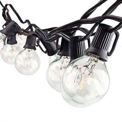 Zitrades Patio Lights G40 Globe Party String Lights Decorative Indoor Outdoor Lighting For Garden Patio Backyard