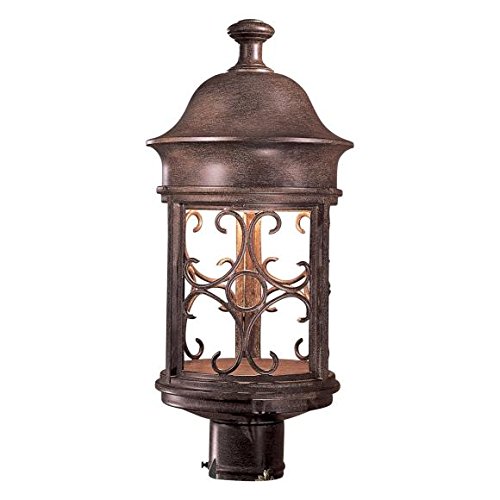 Minka Lavery Outdoor 8286-A61 Sage Ridge Dark Sky Outdoor Post Lighting 60 Total Watts Rust