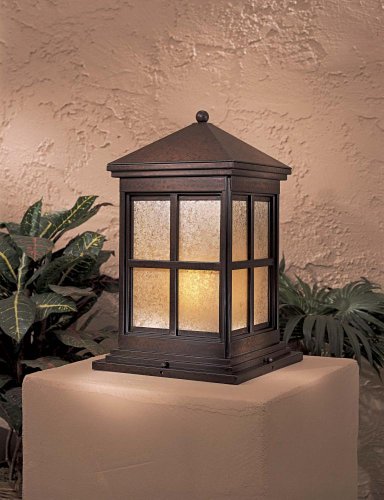 Minka Lavery Outdoor 8567-51-pl Berkeley Outdoor Post Lighting Fluorescent Brass