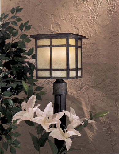 Minka Outdoor 71196-357-PL Delancy Energy Star Outdoor Post Lighting 13 Watts Fluorescent Iron