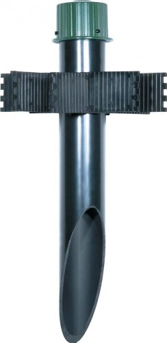 Nuvo Lighting Sf76638 2-inch By 18-inch Pvc Mounting Post Die Cast Aluminum Cap Durable Outdoor Landscape Pathway