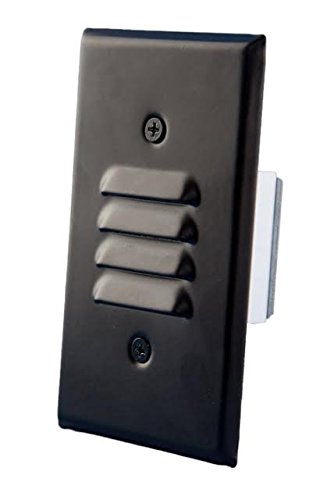 Sunco Lighting Led Mini Outdoor And Indoor Stepstair Light With Both Vertical And Horizontal Louvered Wall Plates