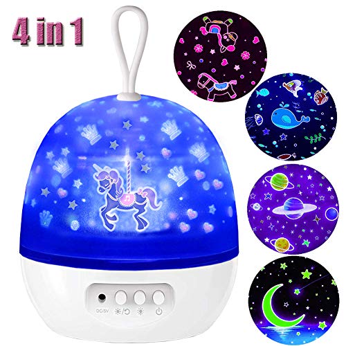 Star Night Light for KidsStarlight ProjectorMorovigo Ocean Carousel Universe Moon Universe Night Light Projection Birthday New Projector lamp for ChristmasHoliday