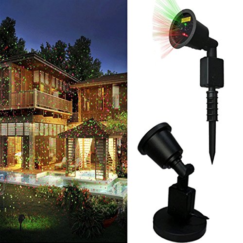 Drillpro Laser Christmas Lightwaterproof Redamp Green Laser Light - Outdoor Waterproof Star Projector Landscape