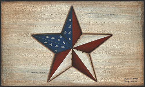 Toland Home Garden American Star 18 X 30-inch Decorative Usa-produced Standard Indoor-outdoor Designer Mat 800043