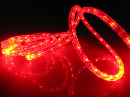 10ft Rope Lights Vivid Red Led Rope Light Kit 10&quot Led Spacing Christmas Lighting Outdoor Rope Lighting