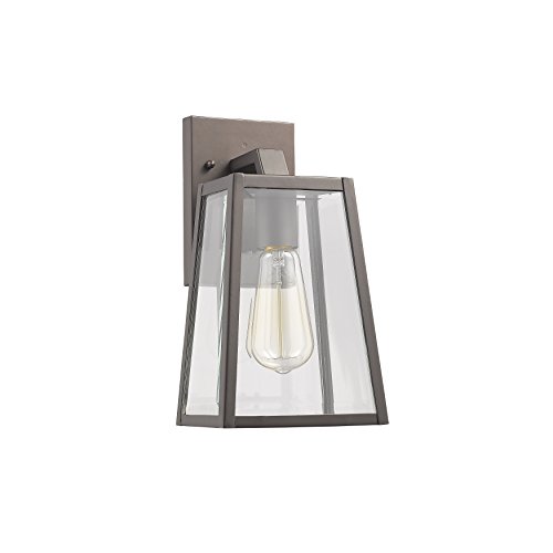 Chloe Lighting Ch822034rb11-od1 Transitional 1 Light Rubbed Bronze Outdoor Wall Sconce 11&quot Height Oil Rubbed