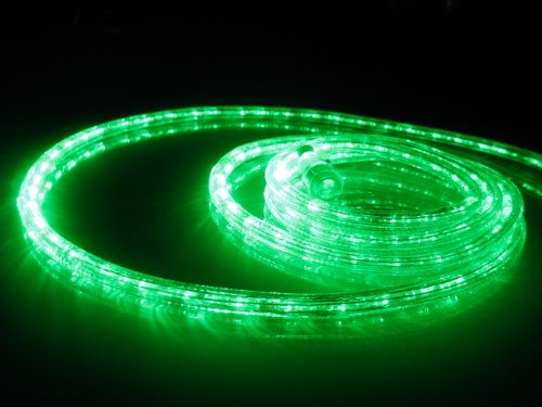 10ft Rope Lights Emerald Green Led Rope Light Kit 10&quot Led Spacing Christmas Lighting Outdoor Rope Lighting