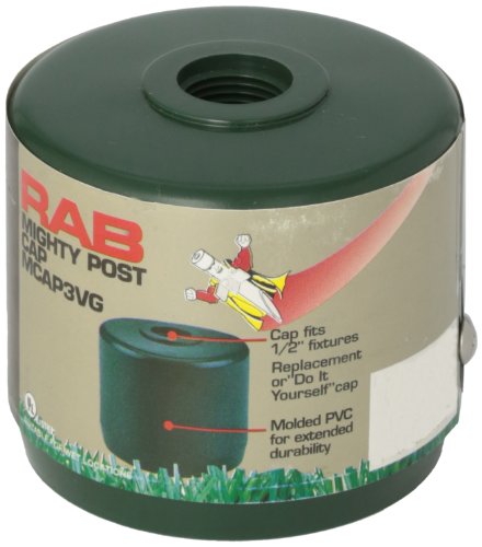 Rab Lighting Mcap3vg Mighty Post Cap For 3&quot Pipe 2-78&quot Od Verde Green