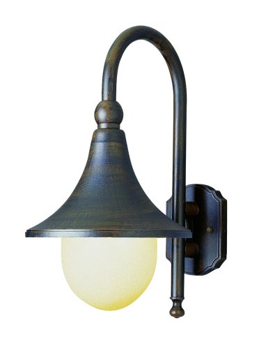 Transglobe Lighting 4775 Vg Outdoor Wall Light With Opal Polycarbonate Shade Verde Green Finished