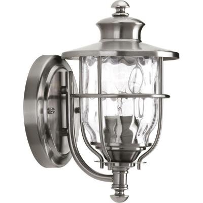 Beacon Collection Wall-mount 1-light Outdoor Stainless Steel Lantern